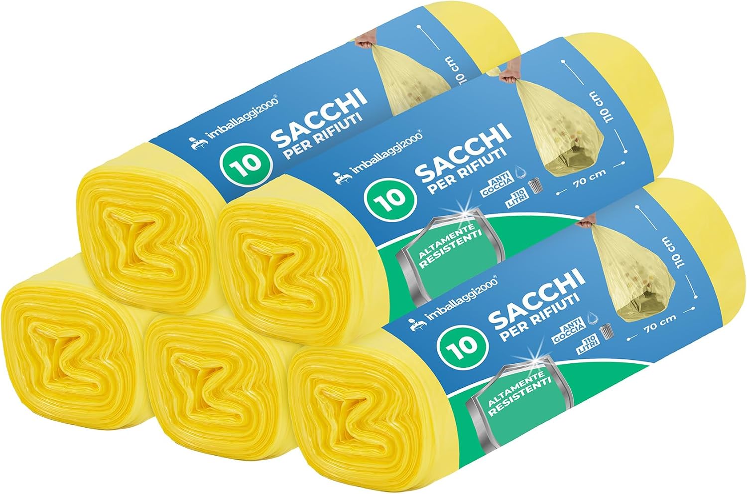 Avis d'Expert & Test Approfondi : IMBALLAGGI 2000 - Sacchetti Spazzatura 70x110 (IMBALLAGGI 2000)