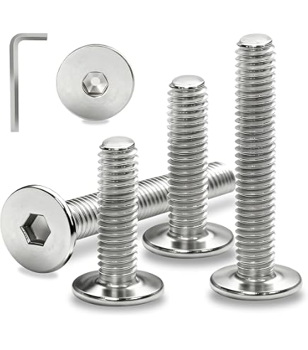 M4 (4 mm x 50 mm) Innensechskant-Schrauben (Vollgewindeschraube) – Stahl (20 Stück M4 (4 mm x 50 mm) Innensechskant-Schrauben (Vollgewindeschraube) – Stahl (20 Stück