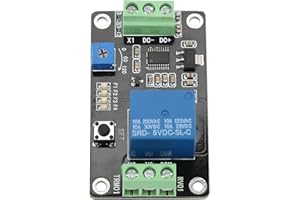 YWBL-WH Adjustable Delay Timer Relay Module with Self Locking Delay On Off Function for Automation Control DC 12V Voltage Options