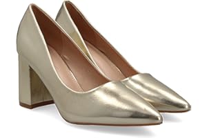 SHOES&BLUES.ES Zapato de Tacon para Mujer, Comodo, Estilo Salon, con Punta Fina, Primavera Verano 2023