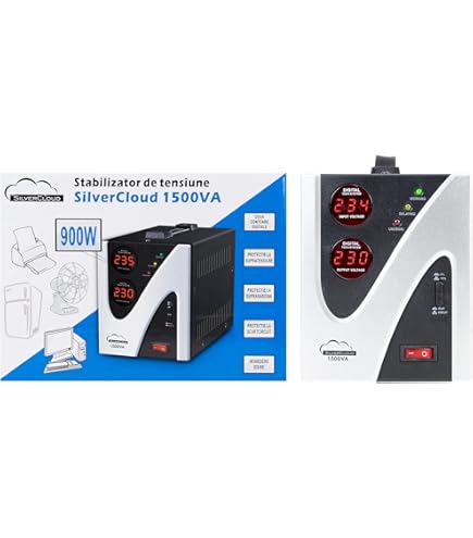 Stabilizzatore Di Tensione GBC 1200VA 750W - Protezione Per Elettrodomestici