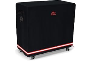 TURTLE LIFE Turtle-Life Funda Barbacoa, Funda para Barbacoa Impermeable, Funda Barbacoa Exterior, Funda para BBQ de Gas de 3-4 quemadores, No se desvanece en 2 años, Negro 120x60x110CM