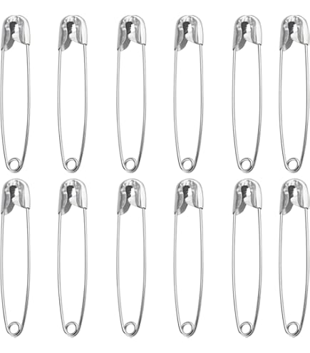 Accessori Spilla da balia Bambino/a in Oro 18 Carati Modello: Con anellino Lunghezza: 30 mm 0,8g