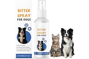 ELIISKINN Anti Chew Spray for Dogs – Bitter Apple Dog Deterrent Spray for Behavior Training. Stops Destructive Chewing, Licking of Bandages, Paws, Shoes, Furniture & More. Safe & Effective
