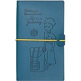 Grupo Erik The Little Prince Travel Notebook | Refillable Travel Journal, PU Leather Travel Journal, Women's Gift, 2 Notebook