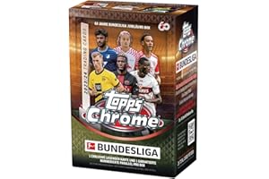 2023/24 Topps Chrome, 1er Bundesliga Blaster Value Box, Cartes de Sport TC - Cartes à Collectionner