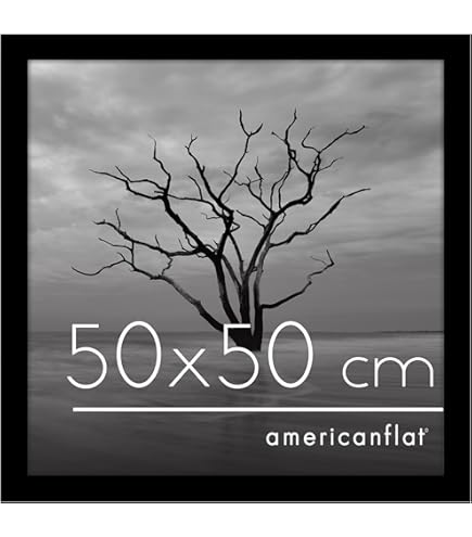 Americanflat 30x40 cm Fotolijst met Gepolijst Kunststofglas - 22x28 cm Lijst met Passe-partout of 30x40 cm Lijst zonder Passe-partout - Galleria