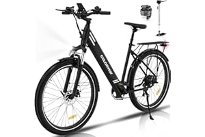 COLORWAY Bici elettrica da 27,5", Mountain Ebike con 36V 15Ah, Bici da pendolare con Motore da 250W, Due modalità di Guida, Display LCD, Bicicletta elettrica per Adulti