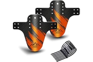 NICEDACK Guardabarros MTB, Guardabarros Bicicleta Montaña, MTB Mudguard Delantero y Trasero Compatible se Adapta a 26" 650B 27,5" 29 Pulgadas de Bici y Bicicleta Fat Mud Guard