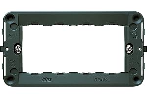 VIMAR SERIE IDEA – 4 Modul Halterung mit Schrauben