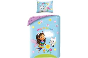 HALANTEX Gabby's Dollhouse Way To Grow! Bed linen Duvet Cover 140x200cm