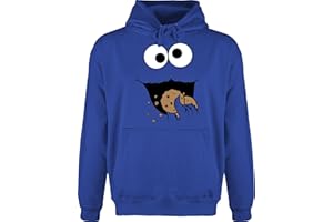 Shirtracer - Hoodie Herren Pullover Männer - Karneval & Fasching - Keks-Monster