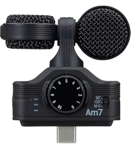 iQ7 シルバー zoom Zoom iQ7 Mid-Side Stereo Microphone for iOS Device : Amazon