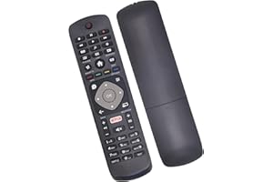 Riry Sostituire Telecomando Universale tv Philips Per Telecomando Philips Ambilight Smart TV con tasto Netflix