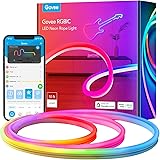 Govee Neon Strisica LED 3m, RGBIC Luci LED a Muro con Multiforme DIY, Sync di Musica, Controllo App et Vocale tramite WiFi e 