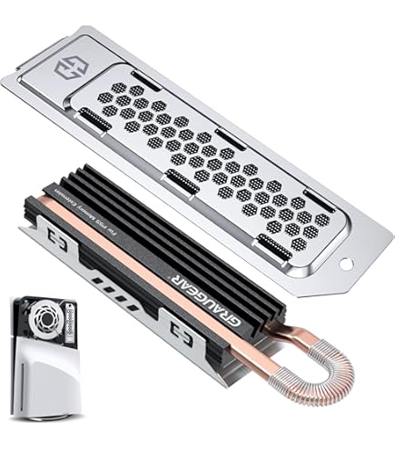 Dissipatore Calore SSD Per PS5 Slim E Pro - Kit Con Tubo Termico E Alluminio, Per NVMe M.2 - Foto 7