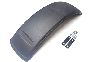 EMPULA Kotflügel Schlepper, Traktor vorne aus Gummimischung inkl. Verstärkungsblech-Set in verschiedenen Größen, hergestellt im Spritzgussverfahren, hohe Lebensdauer (B: 230 x R: 520 x L: 900 mm)