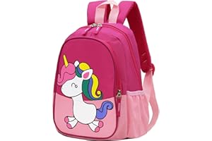 CHERUBIC 12 Inch Toddler Backpack Waterproof Cute Cool Small Preschool Backpack Cartoon Bag For 2-3 Years Boys Girls