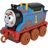 Thomas&Friends-Thomas ve Arkadaşları K&uuml;&ccedil;&uuml;k Tekli Trenler (S&uuml;r Bırak) &Ccedil;amurlu Thomas HHN35