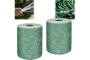 Aumude Biodegradable Grass Seedling Mat, Grass Growing Mat, Grass Seed Mat Rolls, Grass Rolls with Seed for Lawn, Help Plant Growth and Germination Planting Mat, Heat Insulation (10M*0.2M, 2 Pcs)