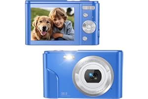 LECRAN Digital Camera,FHD 1080P 36MP Vlogging Camera 2.4" LCD Compact Camera with 16X Digital Zoom,Portbale Cameras for Photography,Mini Christmas Digital Camera for Beginners, Boys Girls