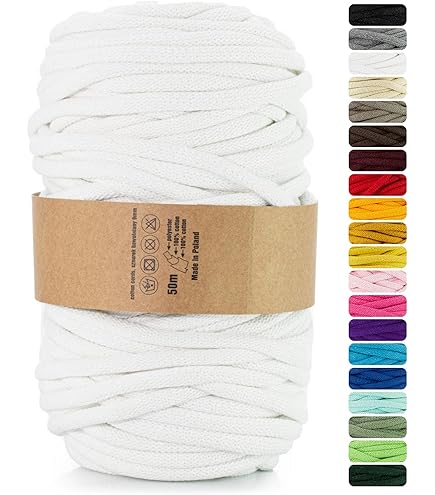 Cordoncino In Cotone 100% - Larghezza 8 Mm | Per Borse, Abbigliamento E Fai-Da-Te | Diversi Colori E Lunghezze - Foto 13