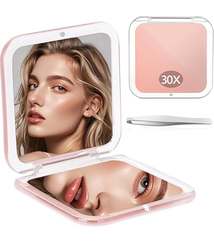 Espejo Medisana Cm-20e Medisana CM-20E Espejo Selfie Con Luz LED, Espejo Cosmético Espejo Portatil Con Luz