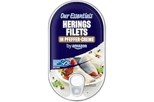 ‎BY AMAZON by Amazon MSC Heringsfilets in Pfeffer-Crème, 200g (1er-Pack)
