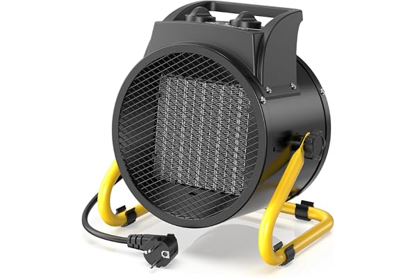 DAHTEC Värmefläkt 3 000 watt keramik med termostat, 3 värmenivåer