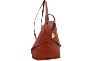 VISCONTI – Sac à Main Porté Dos Femme Cuir - Sac à Dos Moyen - Bretelles Réglables - Multipoches - 18258 BROOKE