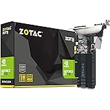 Zotac GeForce GT 710 1GB DDR3 PCIe x1 Passive PCI-E 1x DVI-D HDMI VGA Carte Graphique Argent ZT-71304-20L