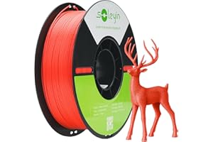 SOLEYIN Alta Velocidad Filamento PLA 1.75mm para impresora 3D 30-300 mm/s, Precisión +/- 0.02mm, Bobina de 1kg (2.2lb), Compatible con La Mayoría de Impresoras 3D FDM, Ultra PLA (Rosa Claro)