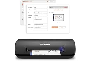 Ambir ImageScan Pro 687-BCS Duplex Card Scanner with AmbirScan Business Card for Windows PC