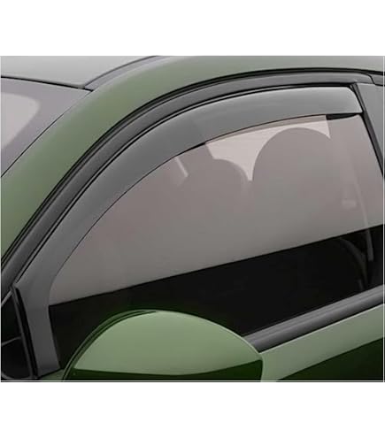 ClimAir Windabweiser Vorne Für Ford Edge SUV Typ SBF (ab 2016) – Inkl. ABE & Parkscheibe | Schwarzes Set Für Fronttüren