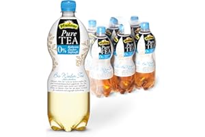 ‎PFANNER Pfanner Pure Tea Weißer Tee (6 x 1 l) – Bio Eistee ohne Zucker - aufgebrühter Bio Tee mit Holunder und Zitronensaft - im Vorratspack