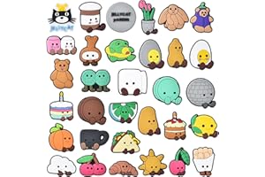 EWRGIJ Croc Charms,Shoe Charms,32 Pcs Cute Animal Charms,Cartoon Shoe Accessories for Various Shapes,Clogs Sandals Decorations for Boys Girls Mens Womens Adult Kids Party Favor Surprise