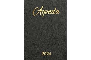Agenda 2024 semainier: 1 semaine sur 2 page,12 Mois de janvier à décembre, Grand format A4 21 x 29 Hebdomadaire en Français