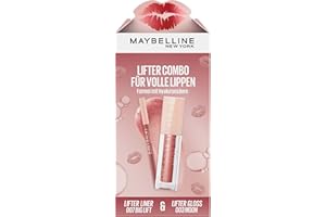 ‎MAYBELLINE Maybelline New York Lifter Gloss 003 Moon + Lifter Liner Lippenkonturenstift 007 Big Lift Geschenkset