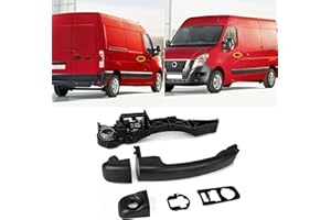 TTCR-II 4 PCS Kompatibel mit Türgriff Nissan NV400/Opel Movano B/Renault Master III 2010-2022, 806067794R Fahrer Türgriff Links Vorne Handgriff für Bus/Kasten/Pritsche/Fahrgestell Ersatzgriff - Links
