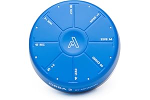 Artiphon Orba 2 Blue sintetizador portátil, sampler, looper y controlador MIDI (8 touchpads, looper integrado, nuevo: motor de muestras de 2 GB, hasta 128 compases), azul