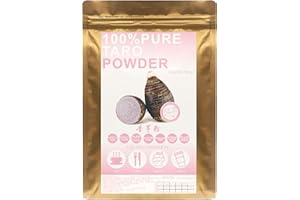 Plant Gift 100% Pure Taro Flour 香芋粉 Taro natural en polvo, bebidas, batidos, yogur, horneado, galletas, pasteles y bebidas, polvo no GM, sin relleno, sin aditivos 100g / 3.25oz