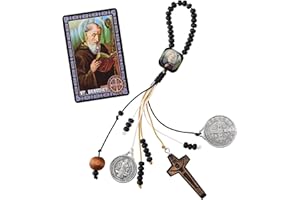 TALPGOD St Benedict Medals for Door with Saint Benedict Prayer Cards Home Protection,House Blessing Catholic Gift Set for New Home Door Hanger Decor,Medalla De San Benito Para La Puerta,Escapularios Catolicos