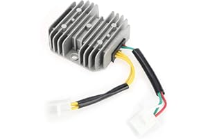 YMIKO Voltage Regulator Rectifier, 6 Wires Voltage Regulator Rectifier Electrical Voltage Regulator Compatible for GY6 6 Wire Engine Scooters Quads ATVs Mopeds
