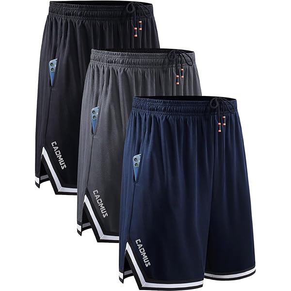 Amazon Men's Workout Shorts With Zipper Pockets Men Mens