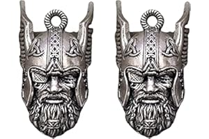 Playstala The Guardian of The Viking God of Odin,Good Luck Charm,Biker Gift,Rides a Bell to dispel Bad Luck,Odin Viking God Bravo Bell,Gremlin Guardian Ride Bell,2pcs