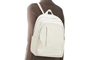 CADOLIM Zaino Università Donna Zaino Scuola Superiore Donna 18L Per PC Da 13 Pollici Grigio