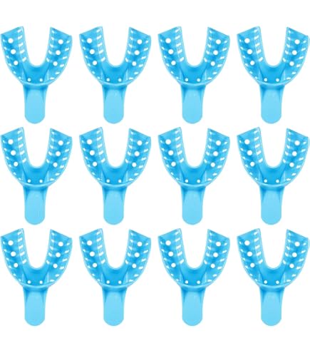 LA MIERE Dental Impression Trays Large Upper, Autoclavable