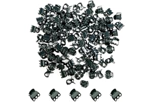 TSKDKIT 100 szt. klipsów do roślin pnących, klipsy do roślin pnących, klipsy mocujące do łodyg winorośli, plastikowe klipsy ogrodowe do roślin, warzyw, kwiatów itp