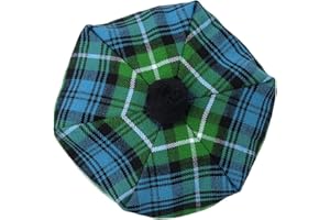 IMPERIAL KILT PRODUCTS Szkocka tradycyjna czapka Tam o' Shatner z wełny akrylowej Tammy Pom Pom Pom jeden rozmiar różne tartany beret balmoral płaski kilt Bonnet Jimmy kapelusze, płaska czapka