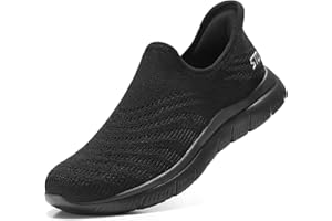 STQ Scarpe Donna Scarpe da Ginnastica Senza Lacci Camminare Slip on Comode Sneakers Tennis Sportive Leggere Basse Morbide Palestra Lavoro Fitness